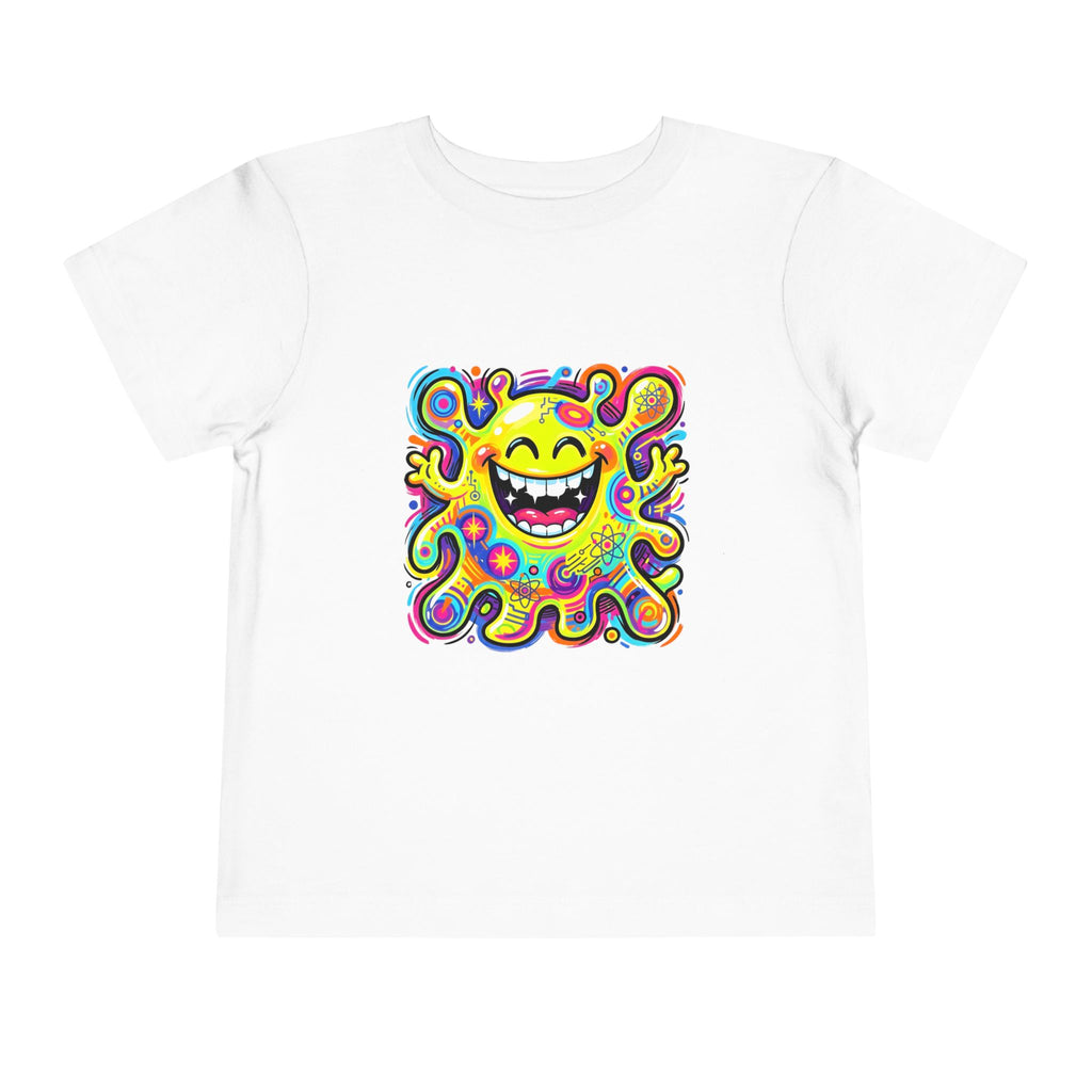 Toddler Tee - Vibrant Psychedelic Monster | Kids Abstract Cartoon Art