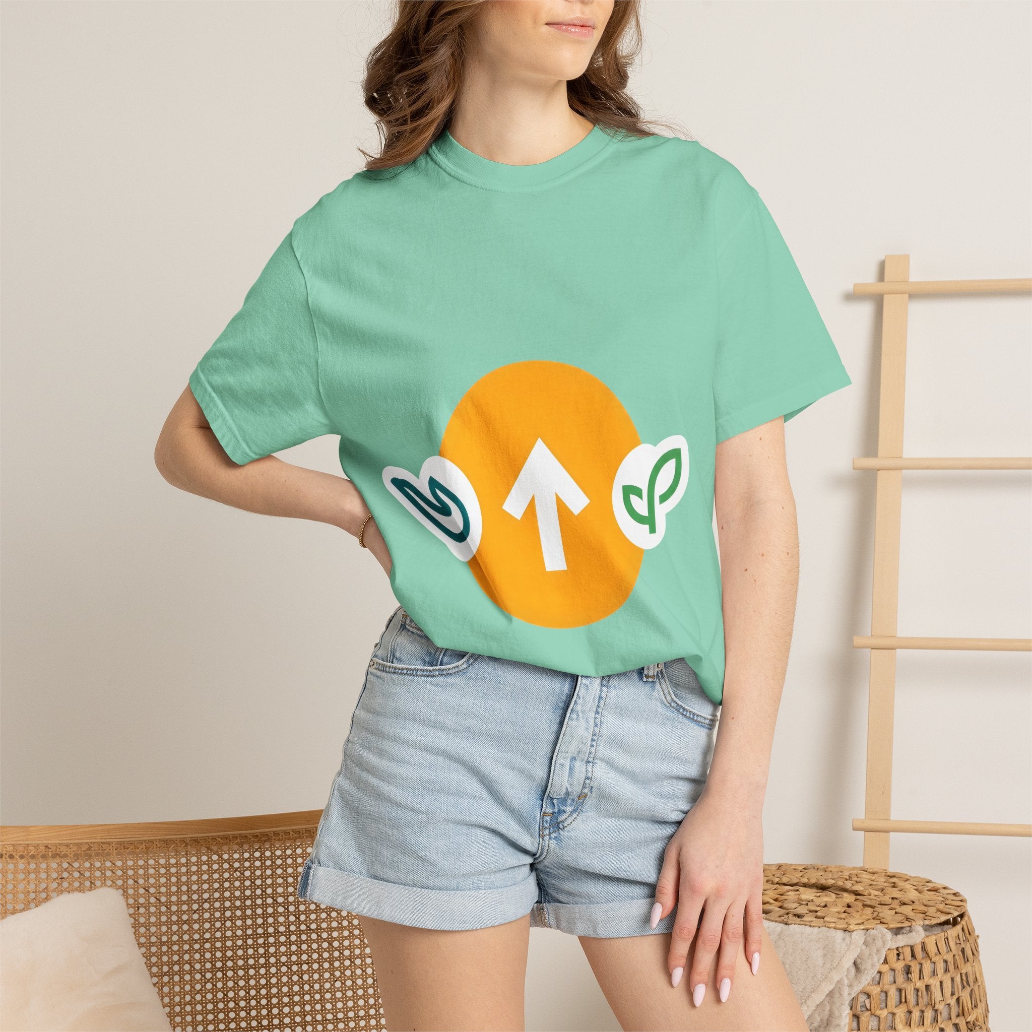Symbolic Growth T-shirt - Modern Nature Aesthetic | Comfort Colors