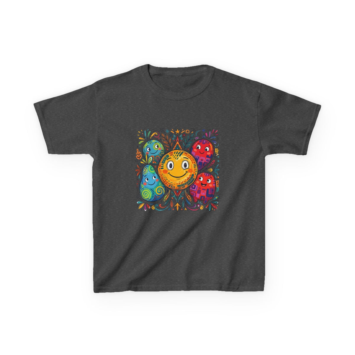 Kids Tee - Happy Friends & Colorful Joy | Playful Character Gift