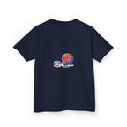 Kids Heavy Cotton Tee - Cute School Learning Cartoon Shirt
