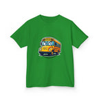 Kids T-Shirt - Angry SCHOOL BUS Cartoon Tee | Funny Character