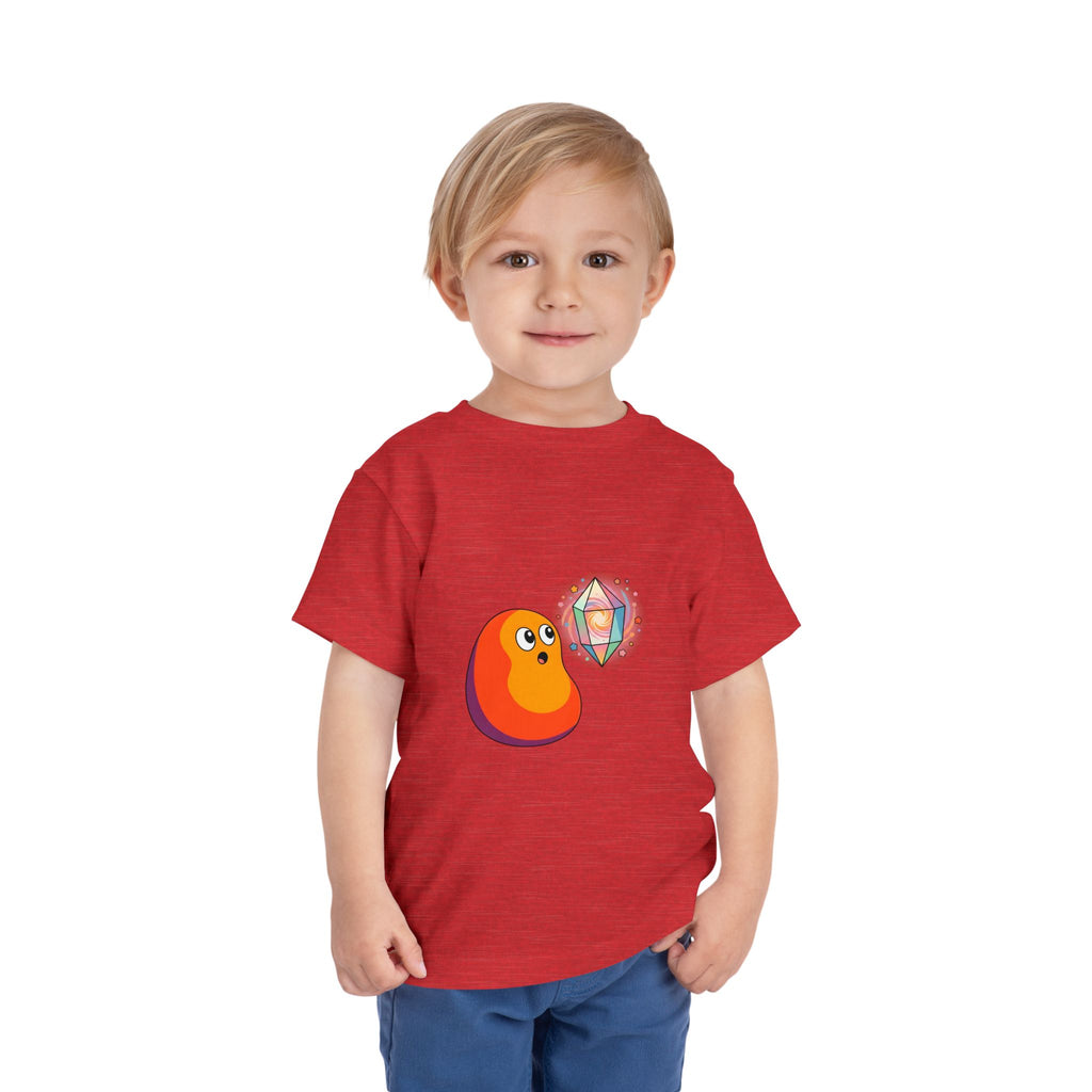 Toddler Short Sleeve Tee - Whimsical Cosmic Creature Stars