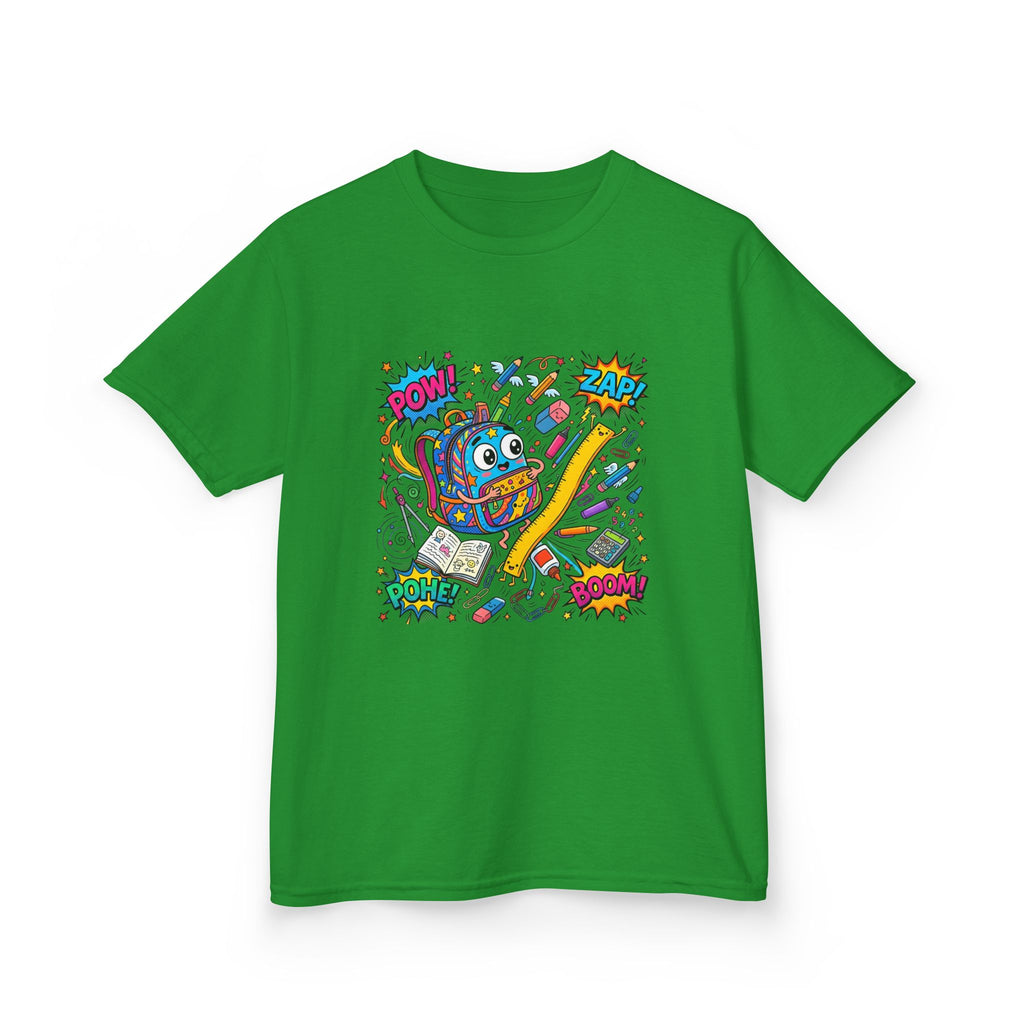 Kids T-Shirt - POW! ZAP! Comic School Supplies | Back to School