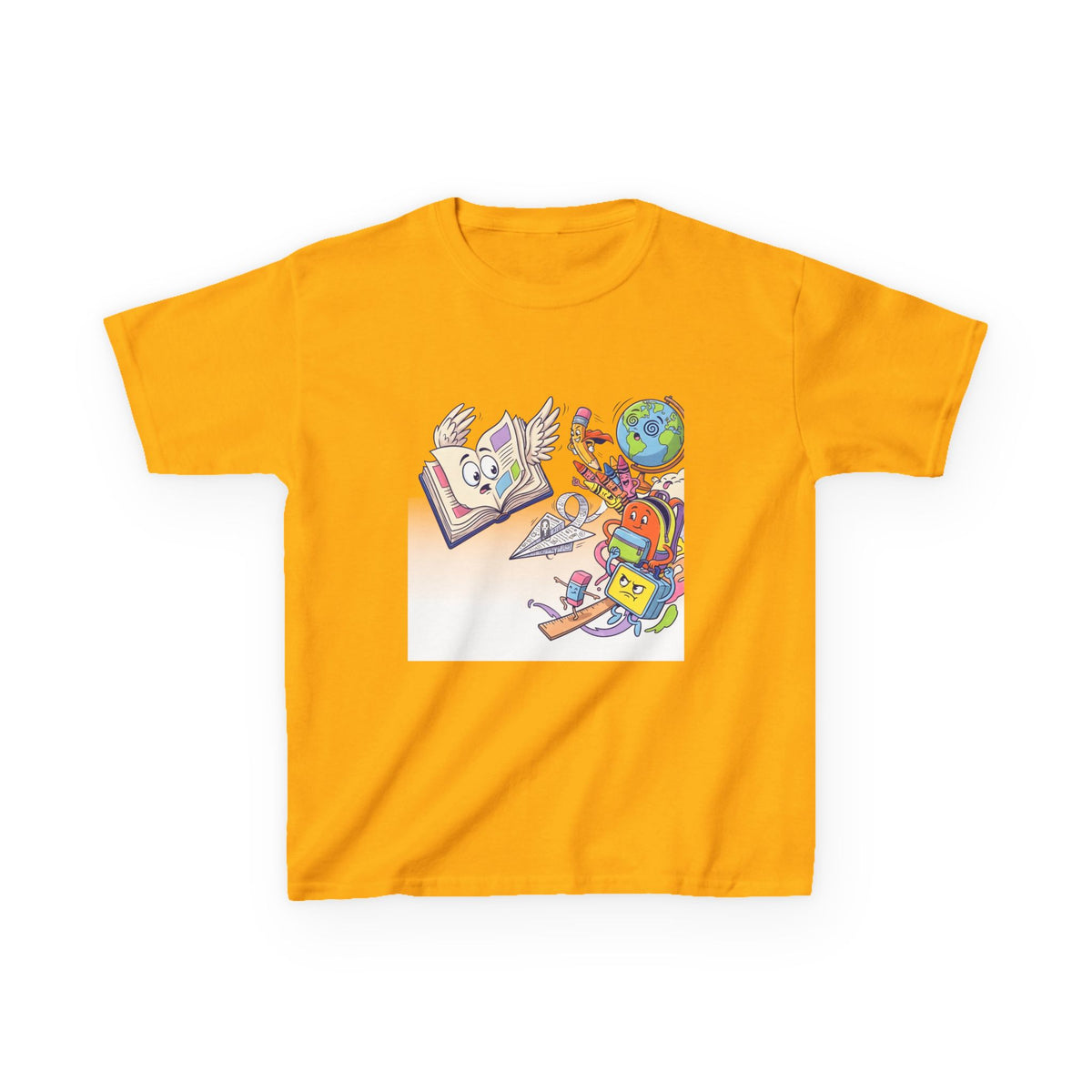 Kids Tee - Cute HOMEWORK Whimsical School Supplies | Back to School