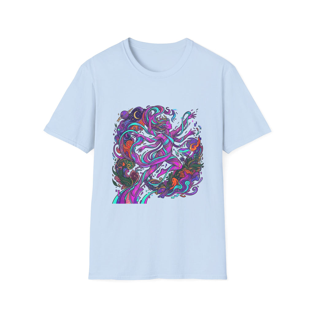 T-Shirt - Vibrant Psychedelic Cosmic Goddess Spiritual Flow
