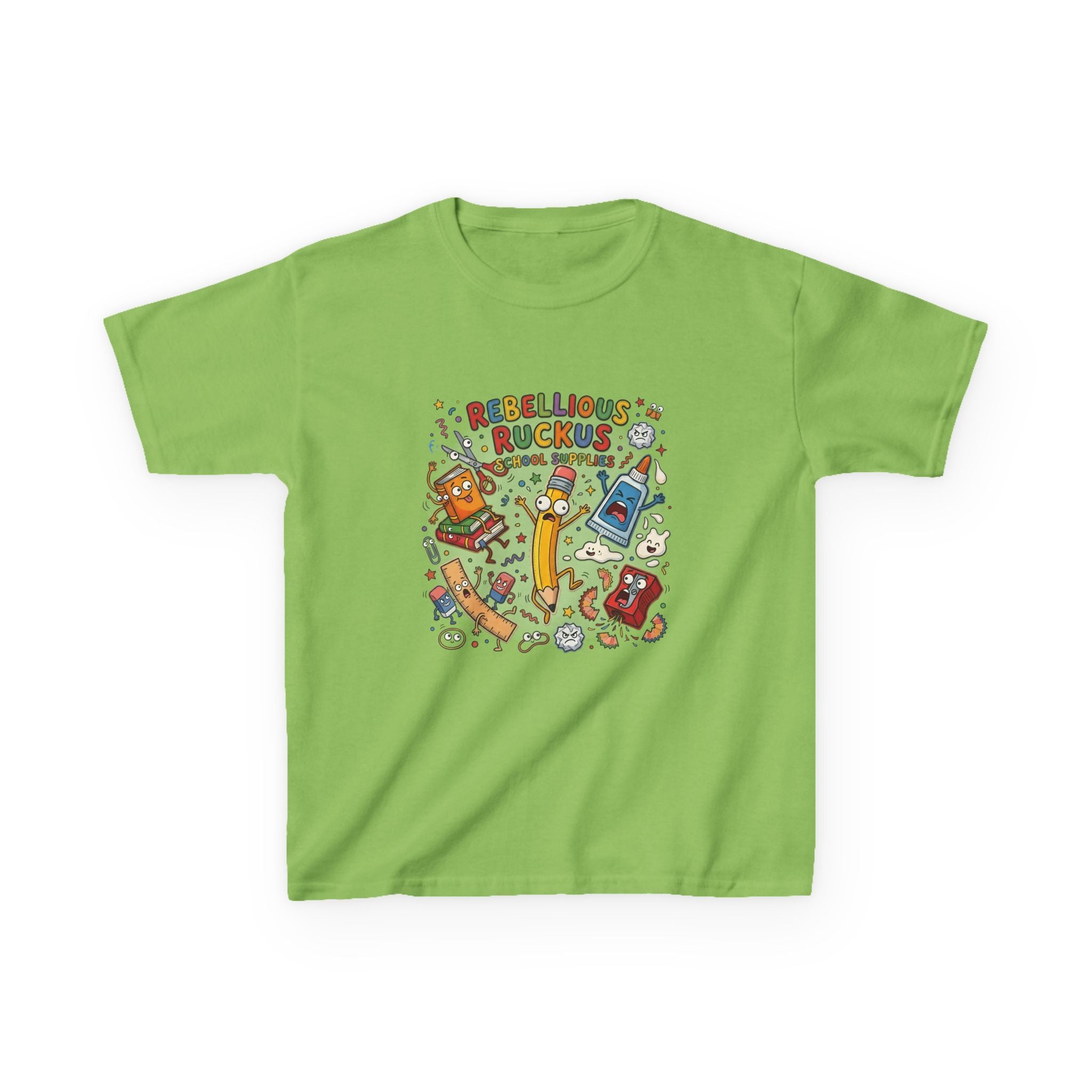 Kids Tee - Rebellious Ruckus School Supplies T-Shirt