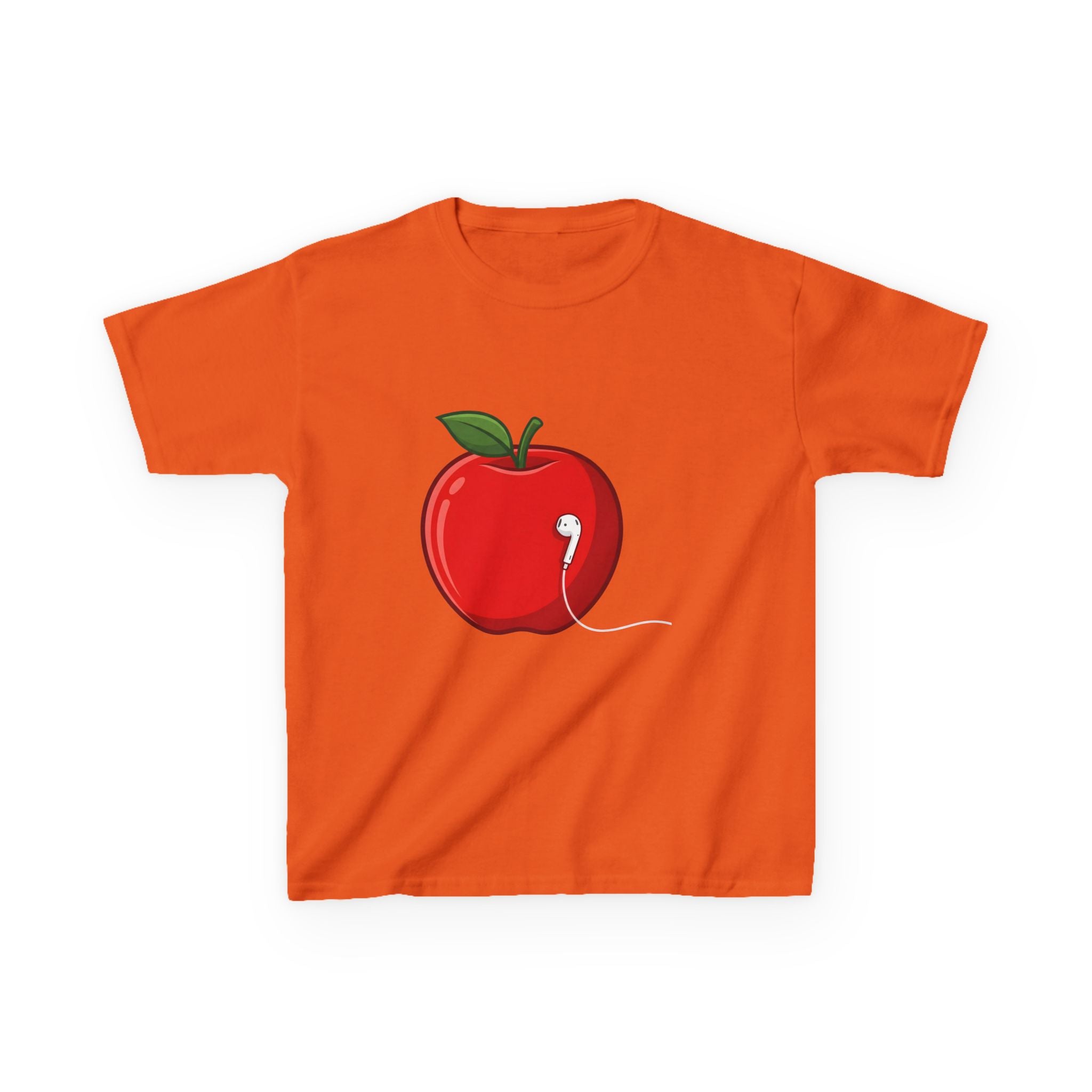 Kids Tee - Cartoon Minimalist Apple Music Earbud Tech
