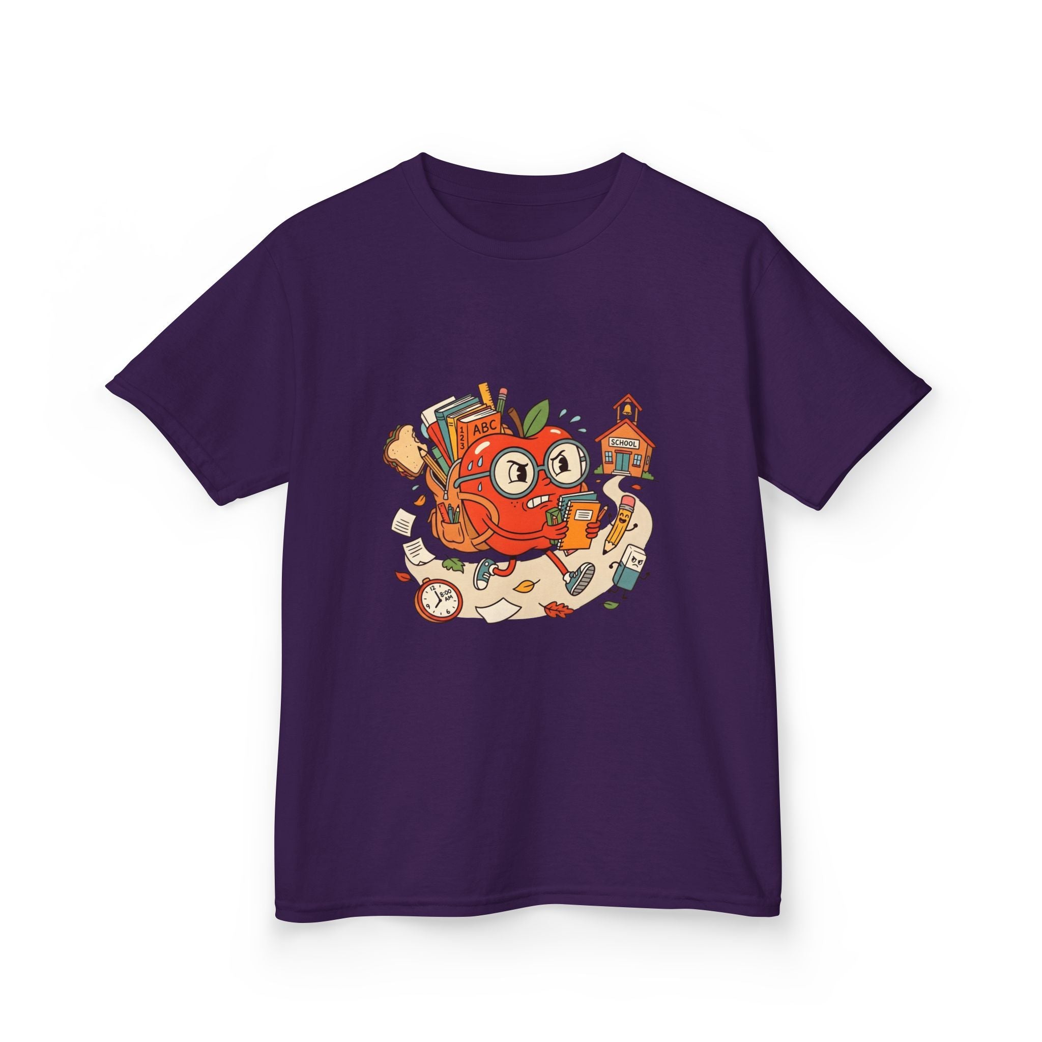 Kids Back to School Tee - Playful ABC 123 School Design