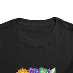 Toddler Tee - Vibrant Geometric Crystal & Gemstone Shirt