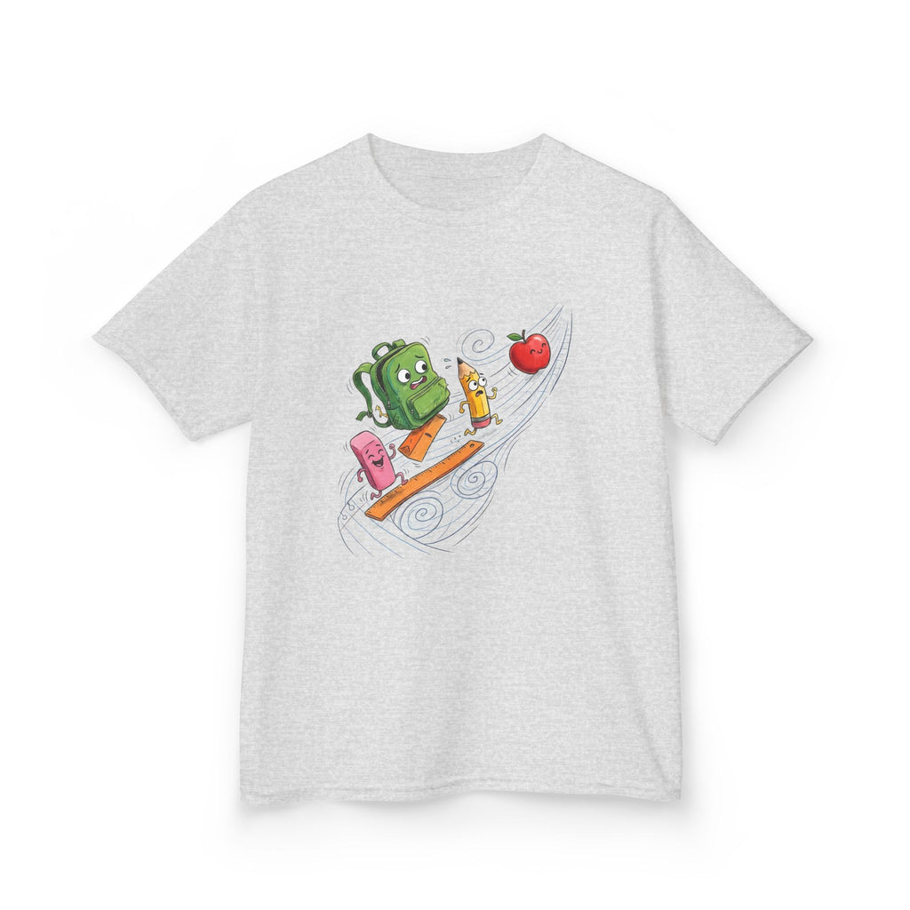 Kids Cartoon School Supplies T-Shirt - Back to School Chaos | 2026