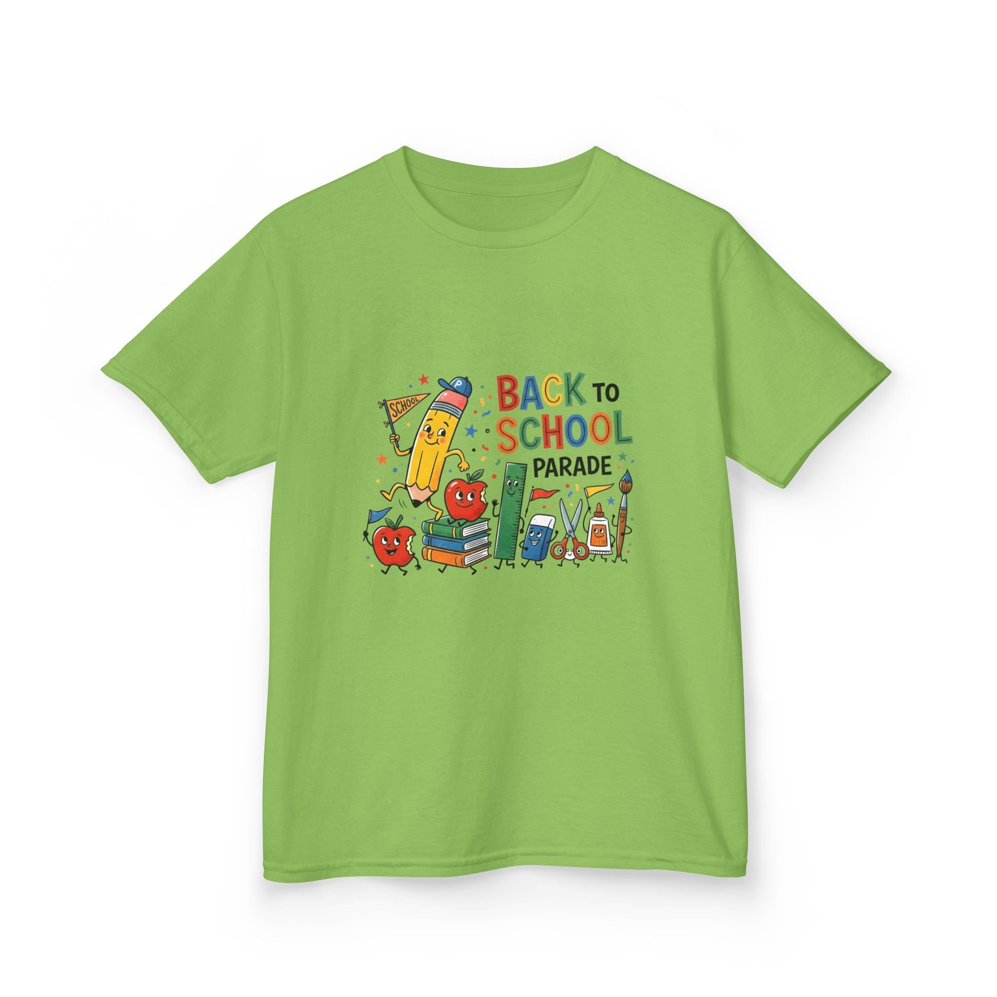 Kids Back to School Tee - Playful SCHOOL Supplies | First Day