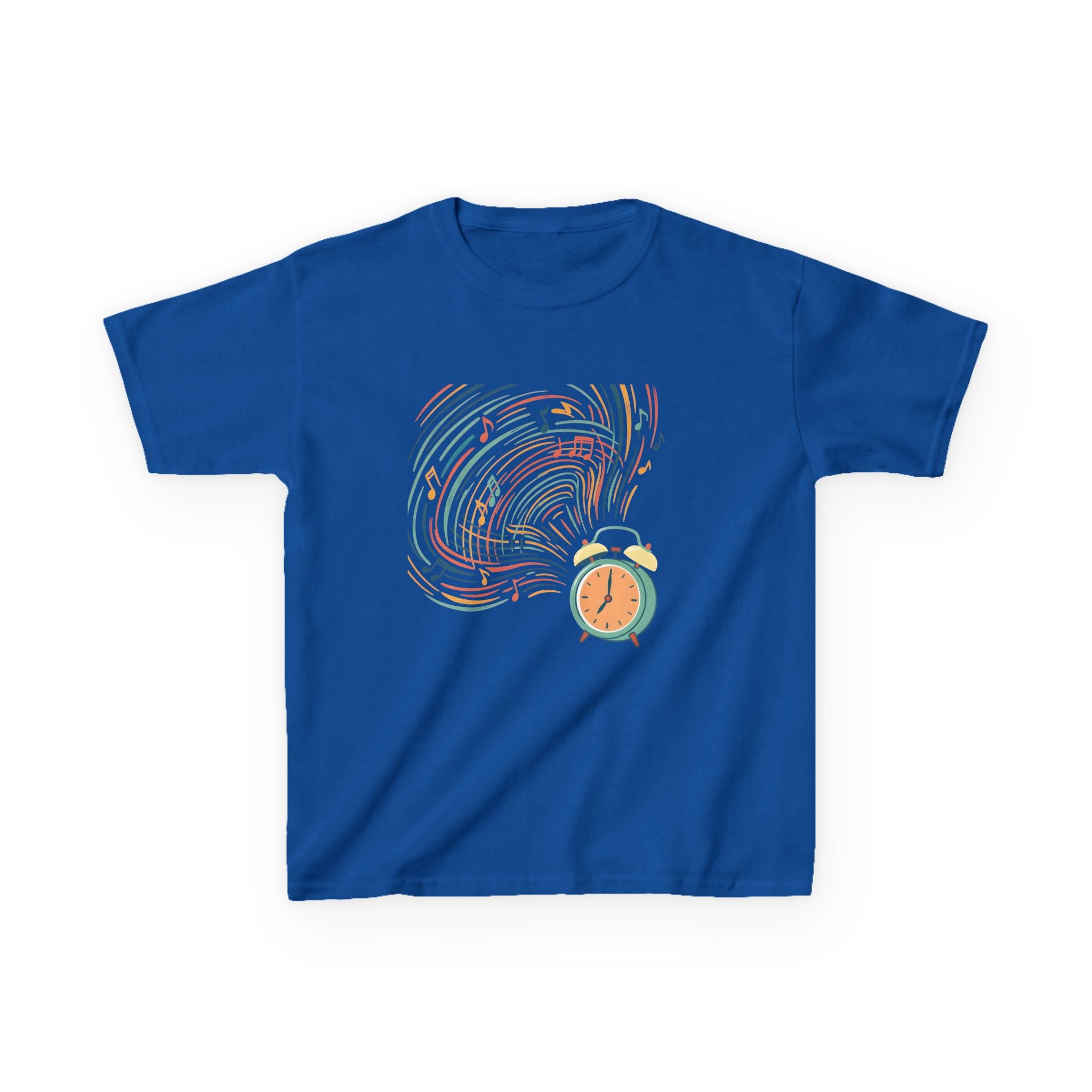 Kids Tee - Retro Music Alarm Clock | Abstract Playful Design
