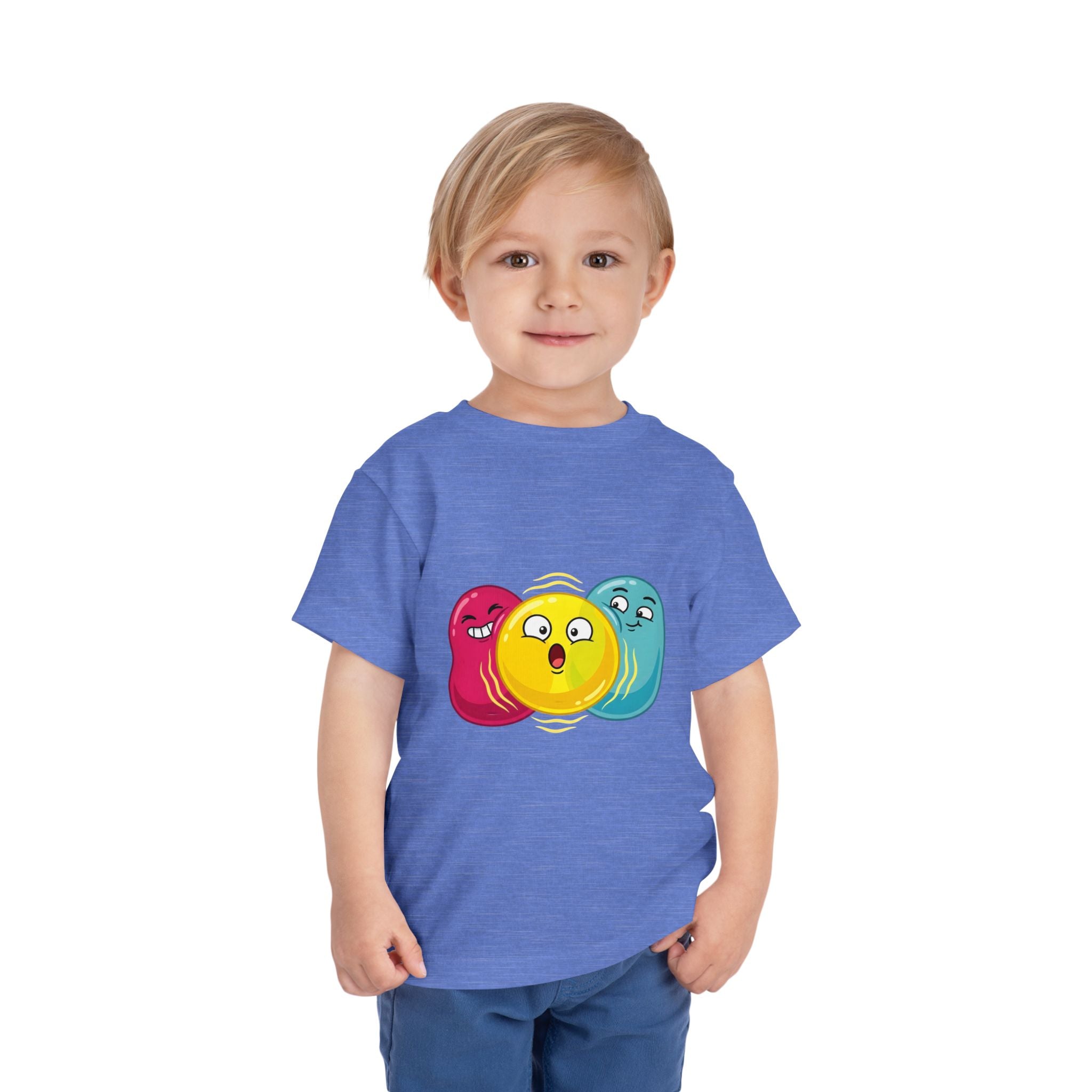 Toddler Funny Blob Character Tee | Playful Cartoon Kids Shirt