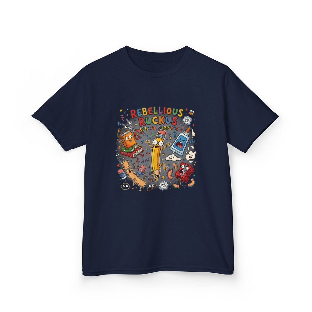 Kids Tee - Rebellious Ruckus School Supplies T-Shirt