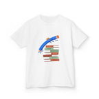 Kids Tee - Back to School Education | Books & Pencil