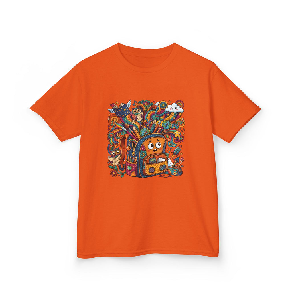 Kids Tee - Whimsical School Owl & Backpack | Back to School 2026