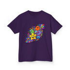 Kids Psychedelic Monster Tee - Vibrant Cartoon Doodle Shirt