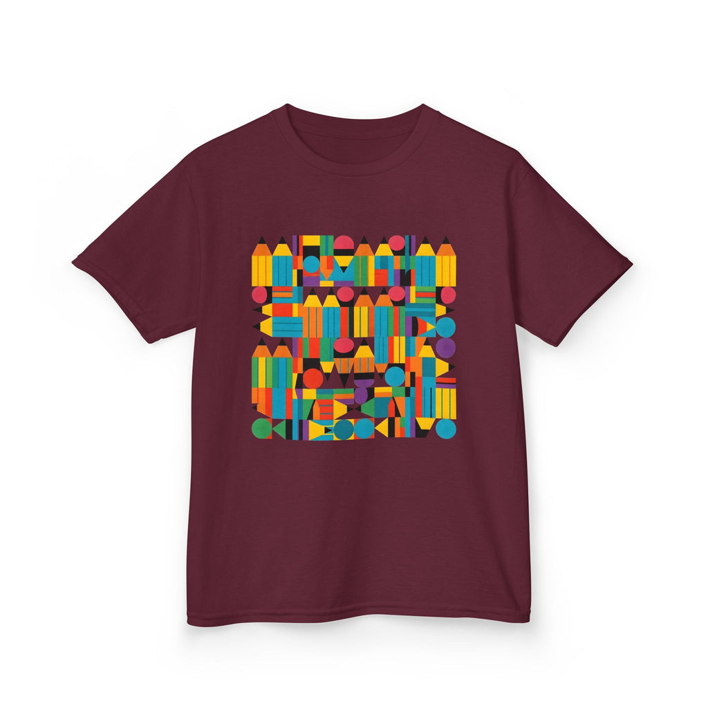 Kids Tee - Playful Geometric Abstract | Modern Art