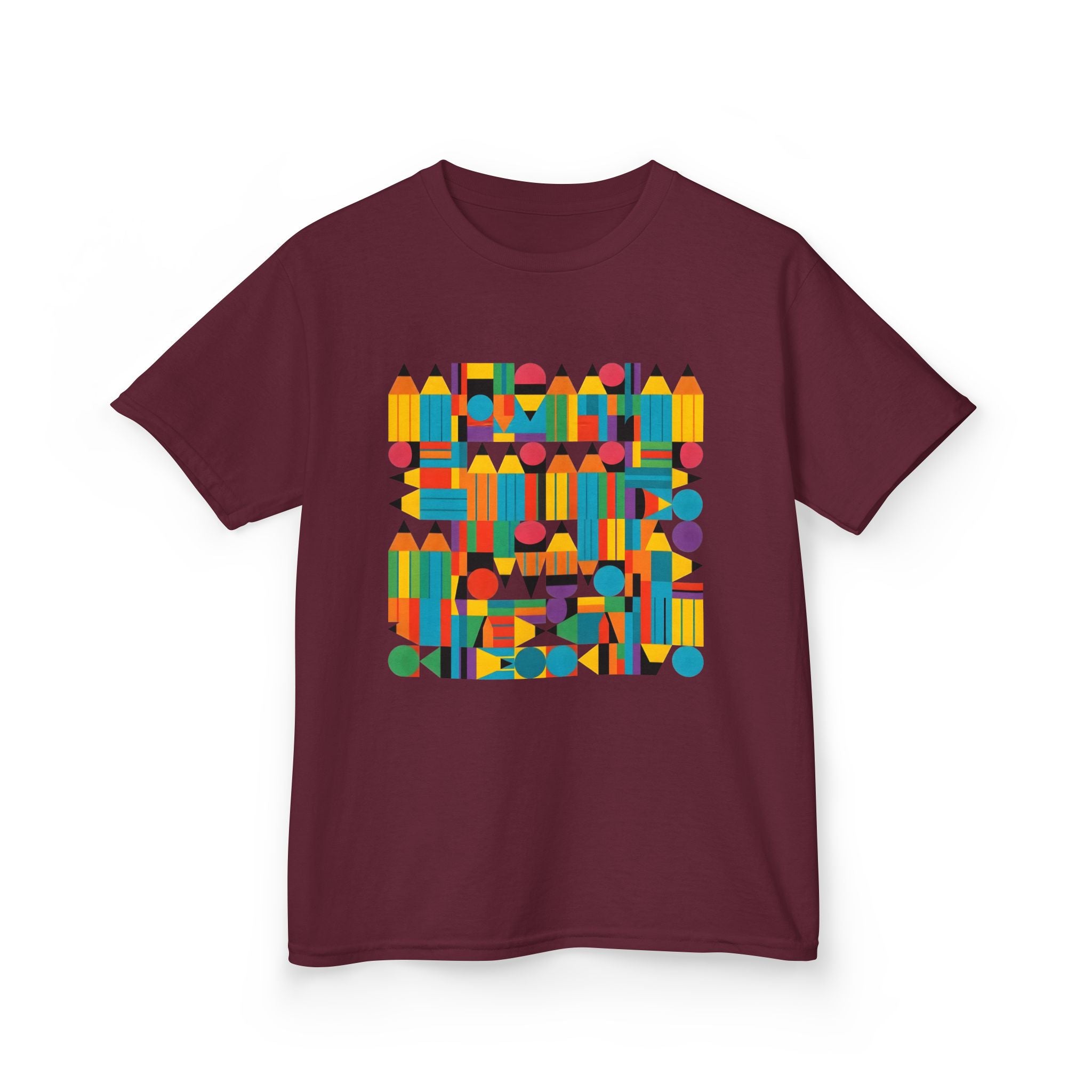 Kids Tee - Playful Geometric Abstract | Modern Art