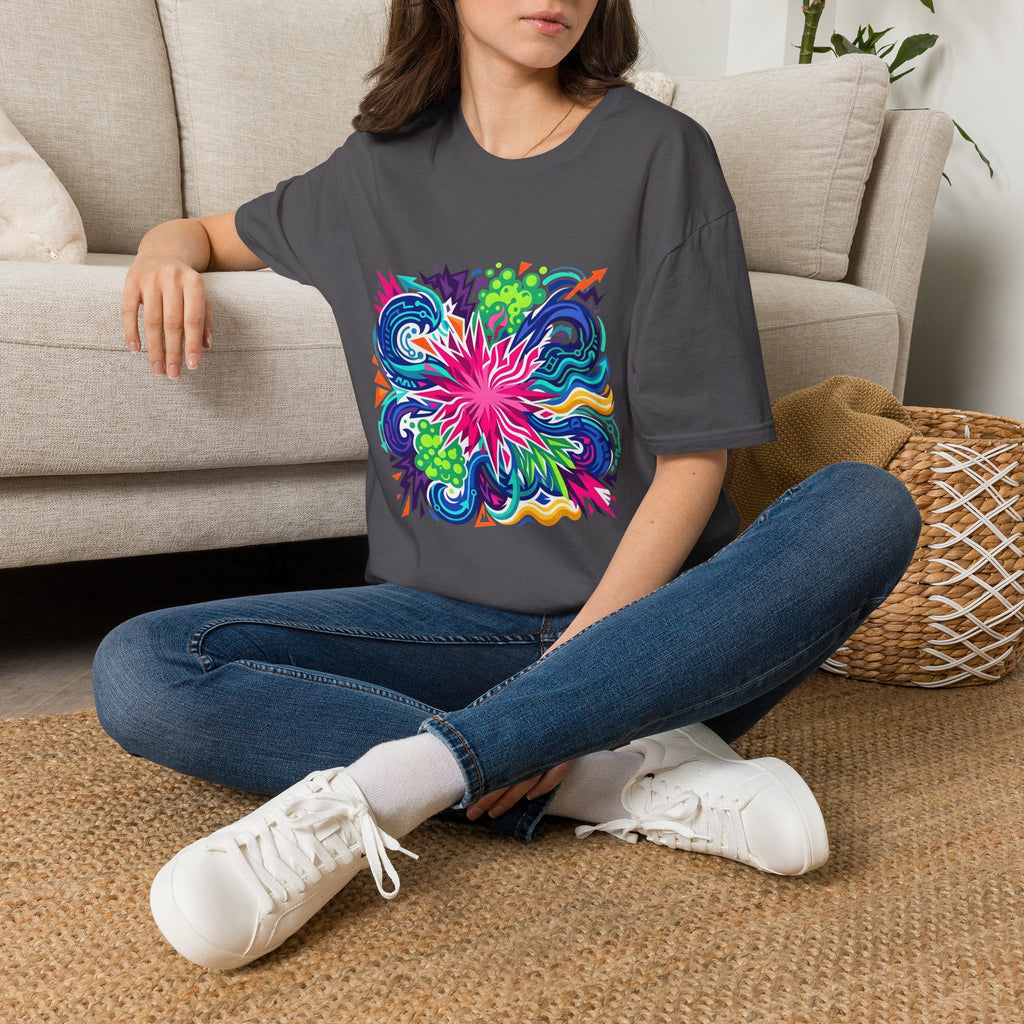 Abstract T-Shirt - Vibrant Graffiti Explosion | Unisex