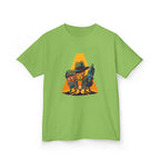Kids Tee - Noir Stationery Detective Team | Cartoon Comic Style