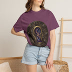 T-shirt - Celestial Keyhole Galaxy | Occult Alchemical Gold