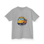 Kids T-Shirt - Angry SCHOOL BUS Cartoon Tee | Funny Character