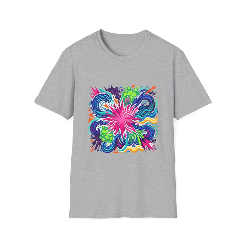 Abstract T-Shirt - Vibrant Graffiti Explosion | Unisex