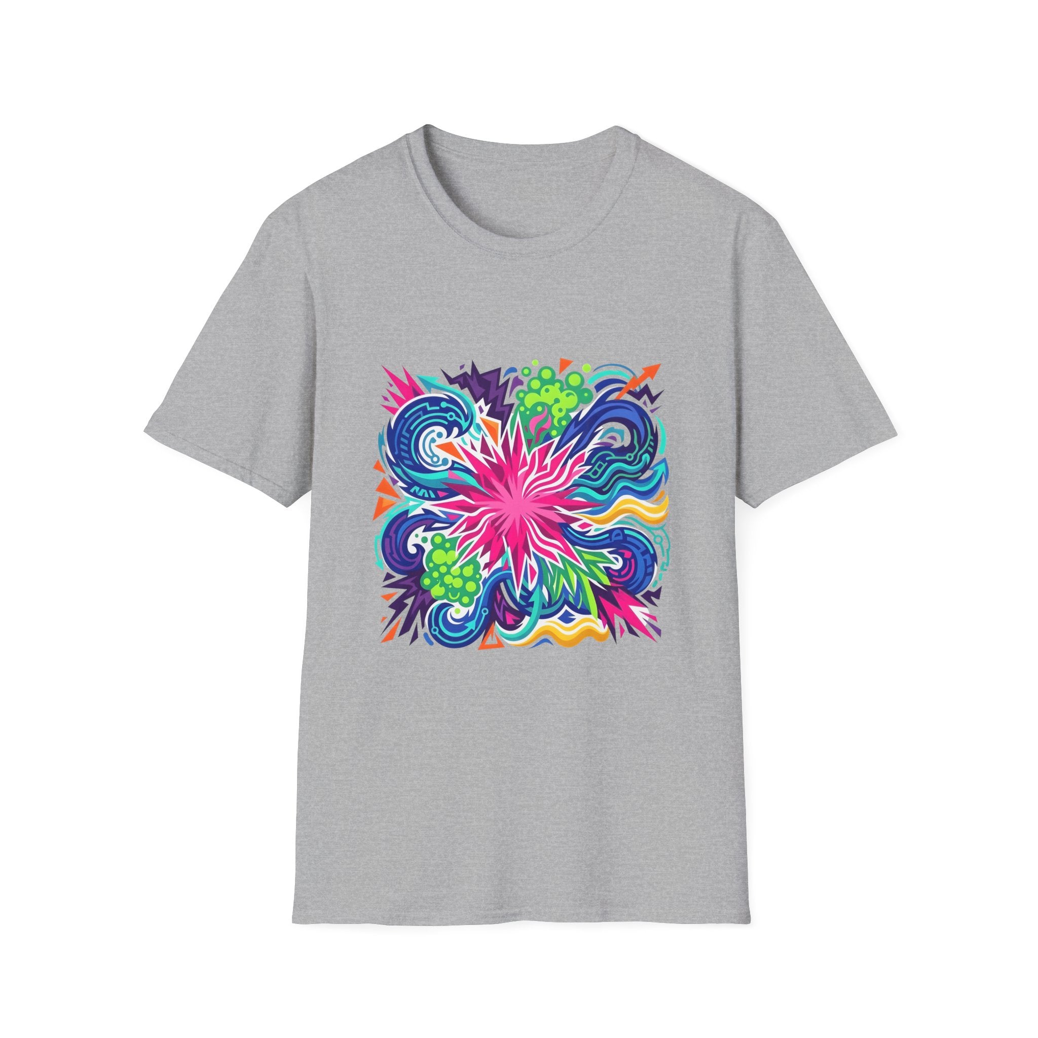 Abstract T-Shirt - Vibrant Graffiti Explosion | Unisex