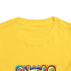 Toddler Tee - Vibrant Psychedelic Monster | Kids Abstract Cartoon Art