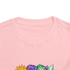 Toddler Tee - Vibrant Geometric Crystal & Gemstone Shirt