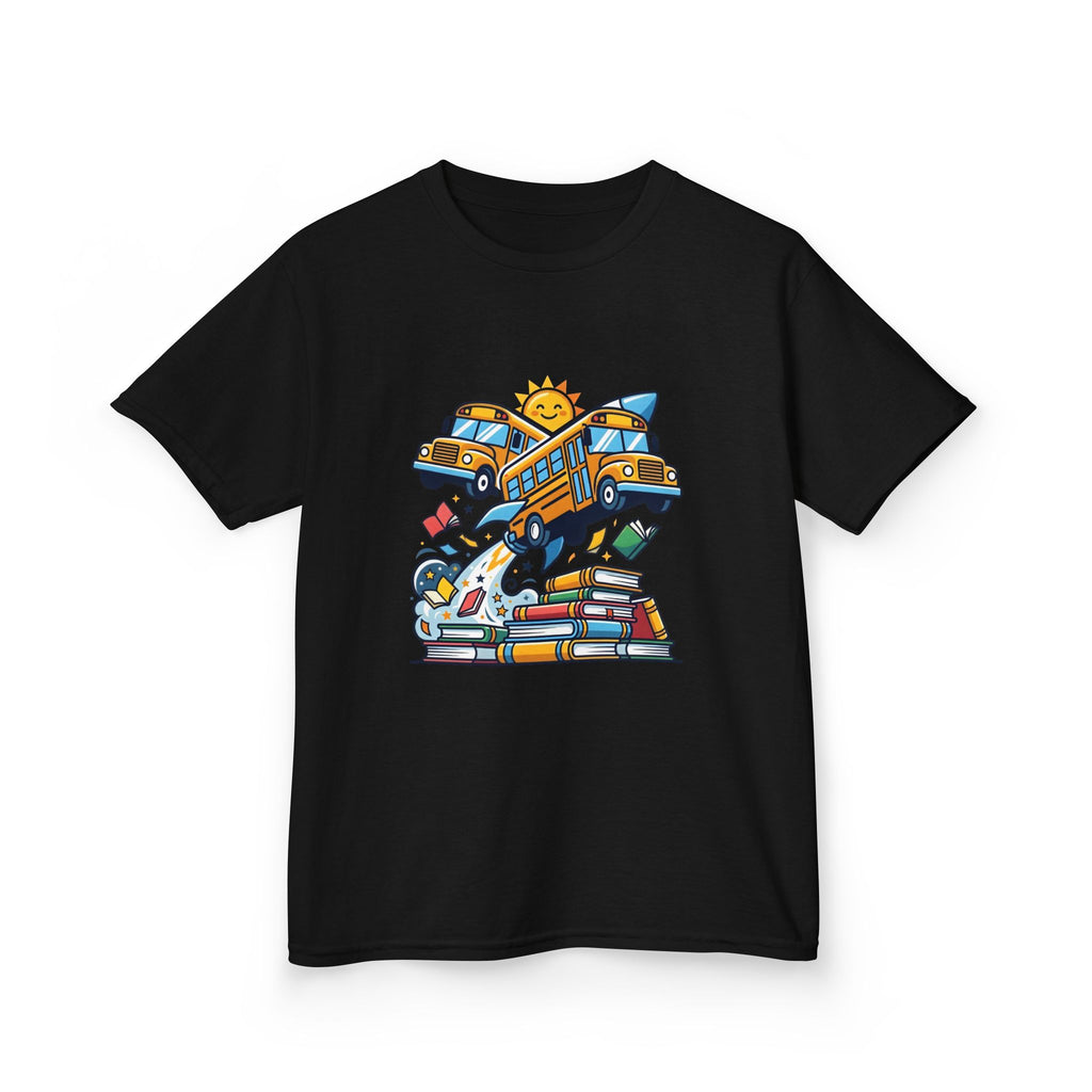 Kids Back to School T-Shirt - Rocket Bus Adventure | First Day