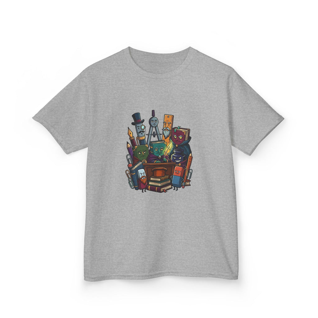 Kids Tee - Whimsical School Supplies Characters | Back to School