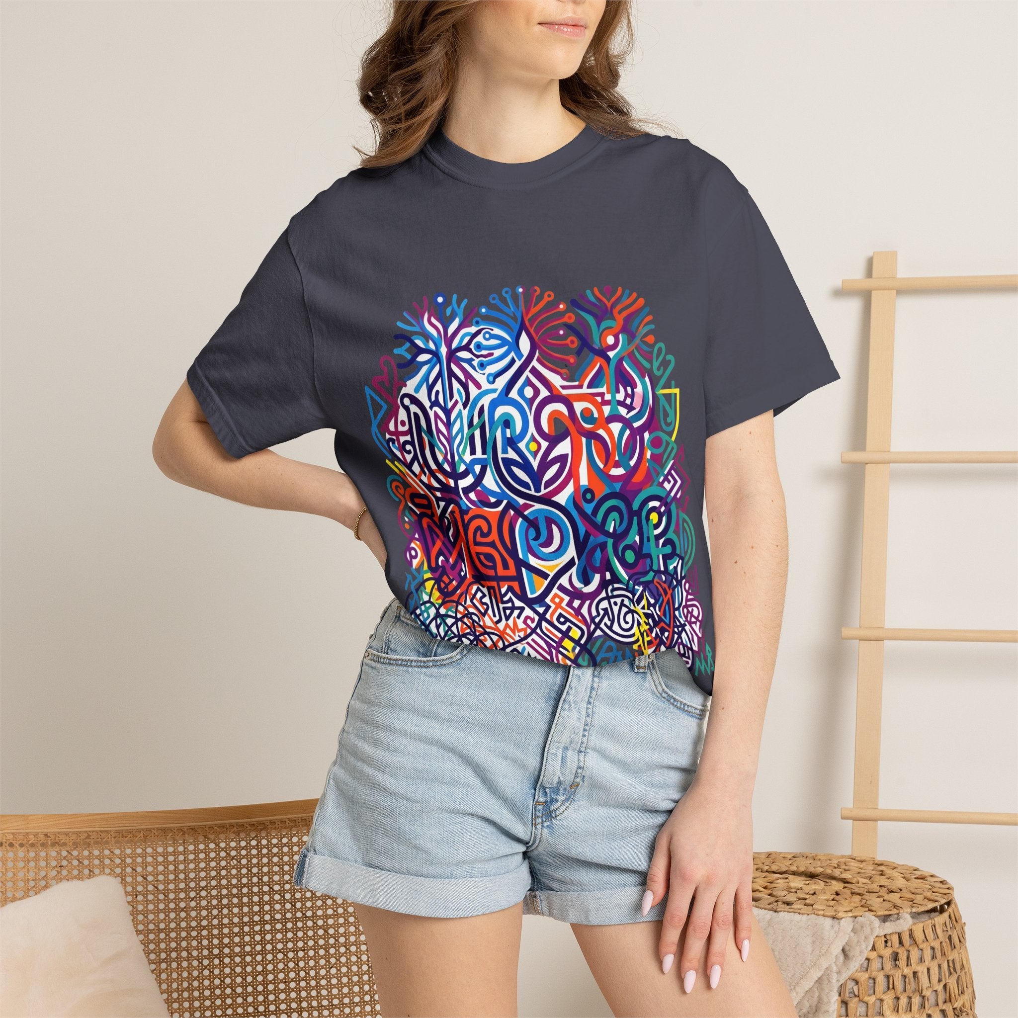 Unisex T-Shirt - Modern Abstract Organic Geometric Art | Comfort