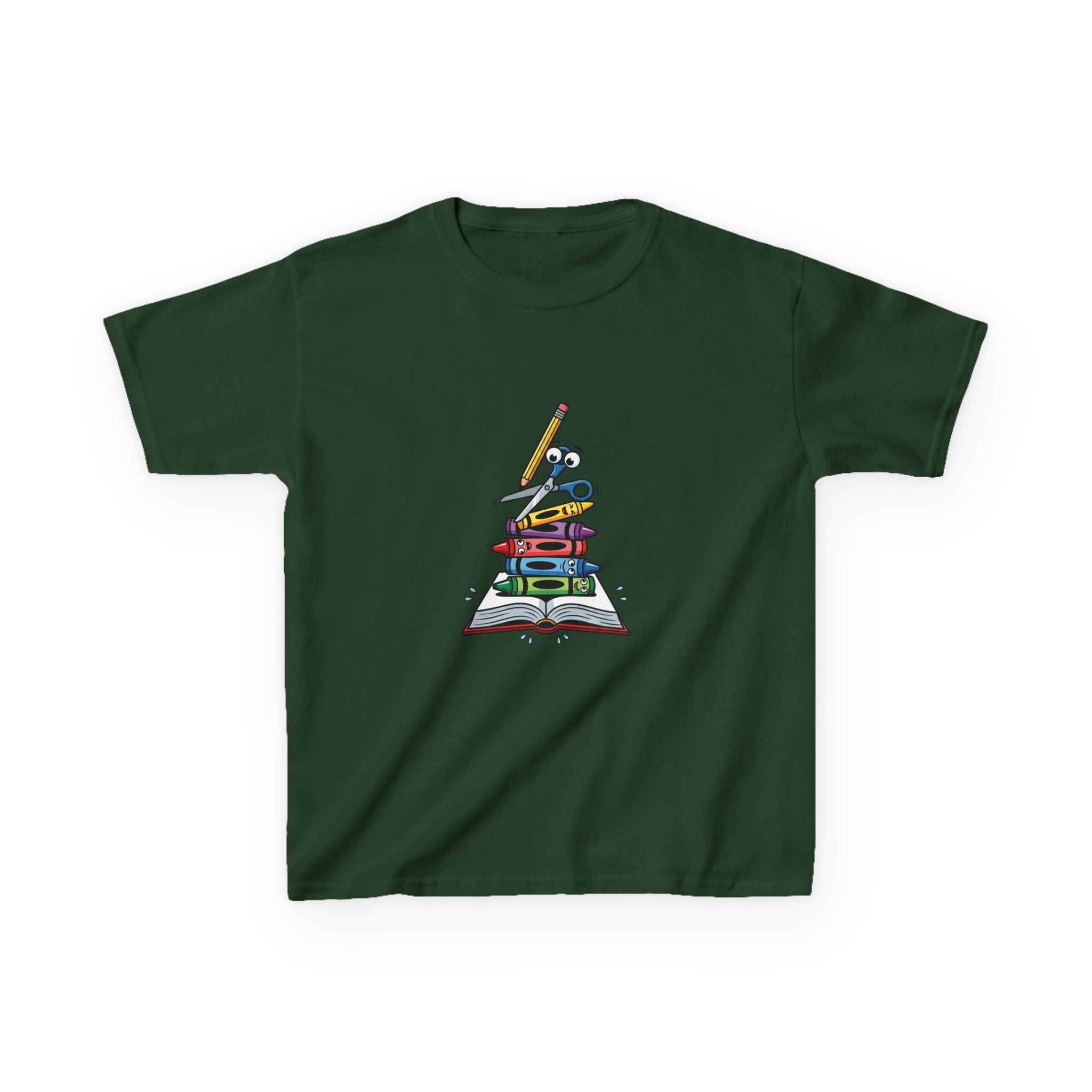 Back to School Kids Tee - Art Supplies Fun Design | 2026