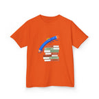 Kids Tee - Back to School Education | Books & Pencil