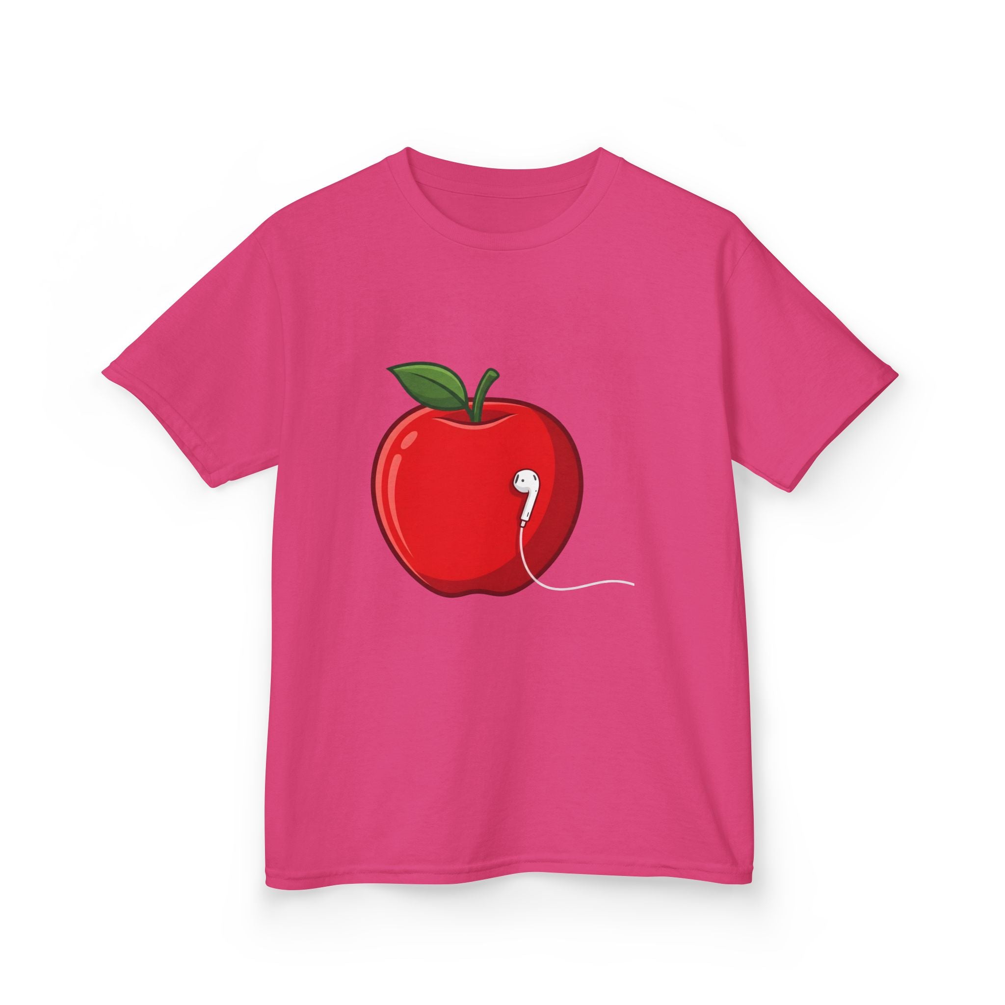 Kids Tee - Cartoon Minimalist Apple Music Earbud Tech