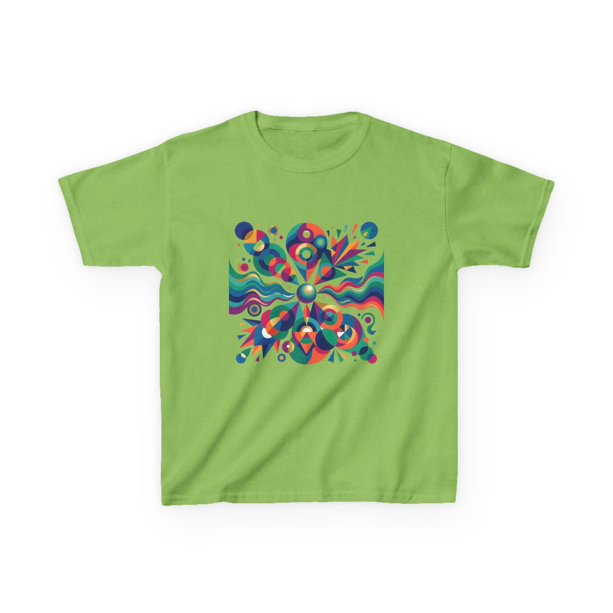 Kids T-Shirt - Vibrant Abstract Geometric Design | Modern Art