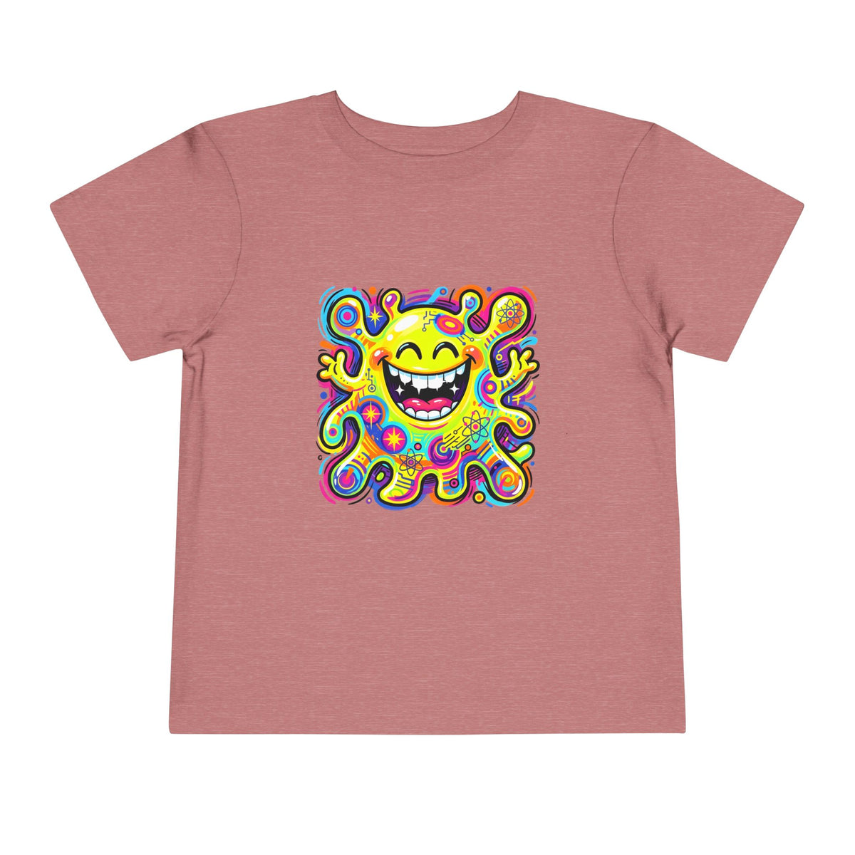 Toddler Tee - Vibrant Psychedelic Monster | Kids Abstract Cartoon Art