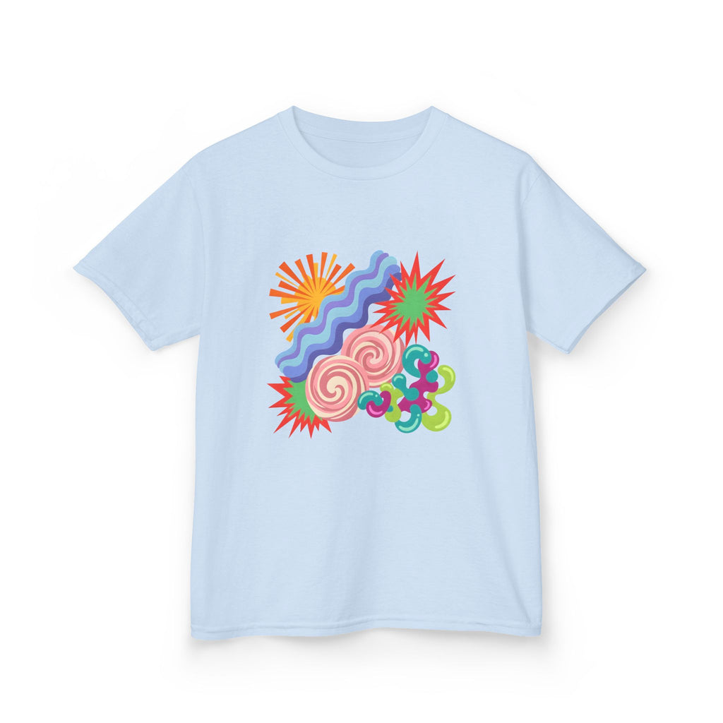 Kids T-Shirt - Playful Candy Explosion Abstract Art
