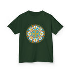 Kids T-Shirt - Math & Drafting Tools Mandala | STEM