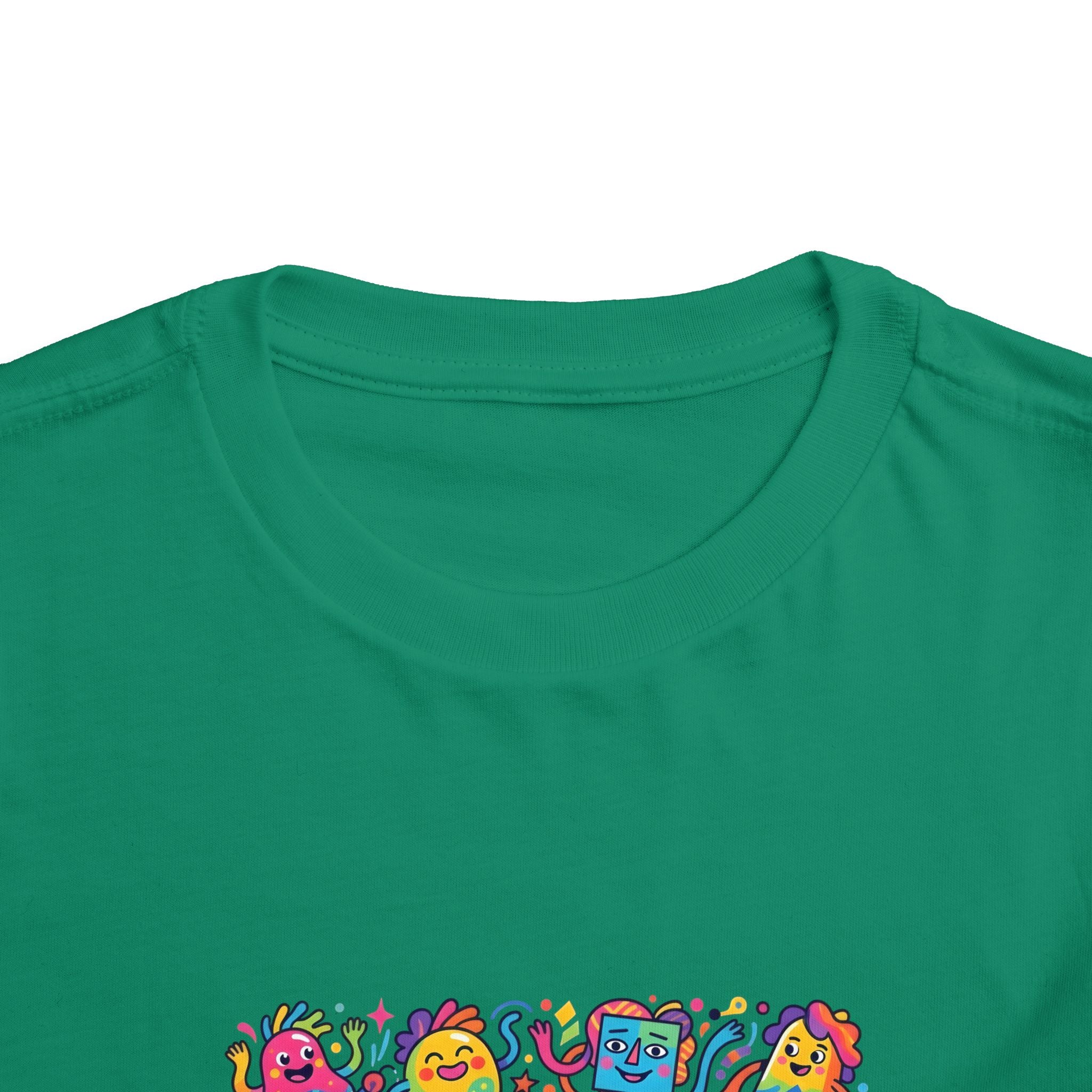 Toddler T-Shirt - Vibrant Whimsical Creatures | Doodle Art