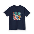 Kids Back to School Tee - Playful School Supplies Cartoon