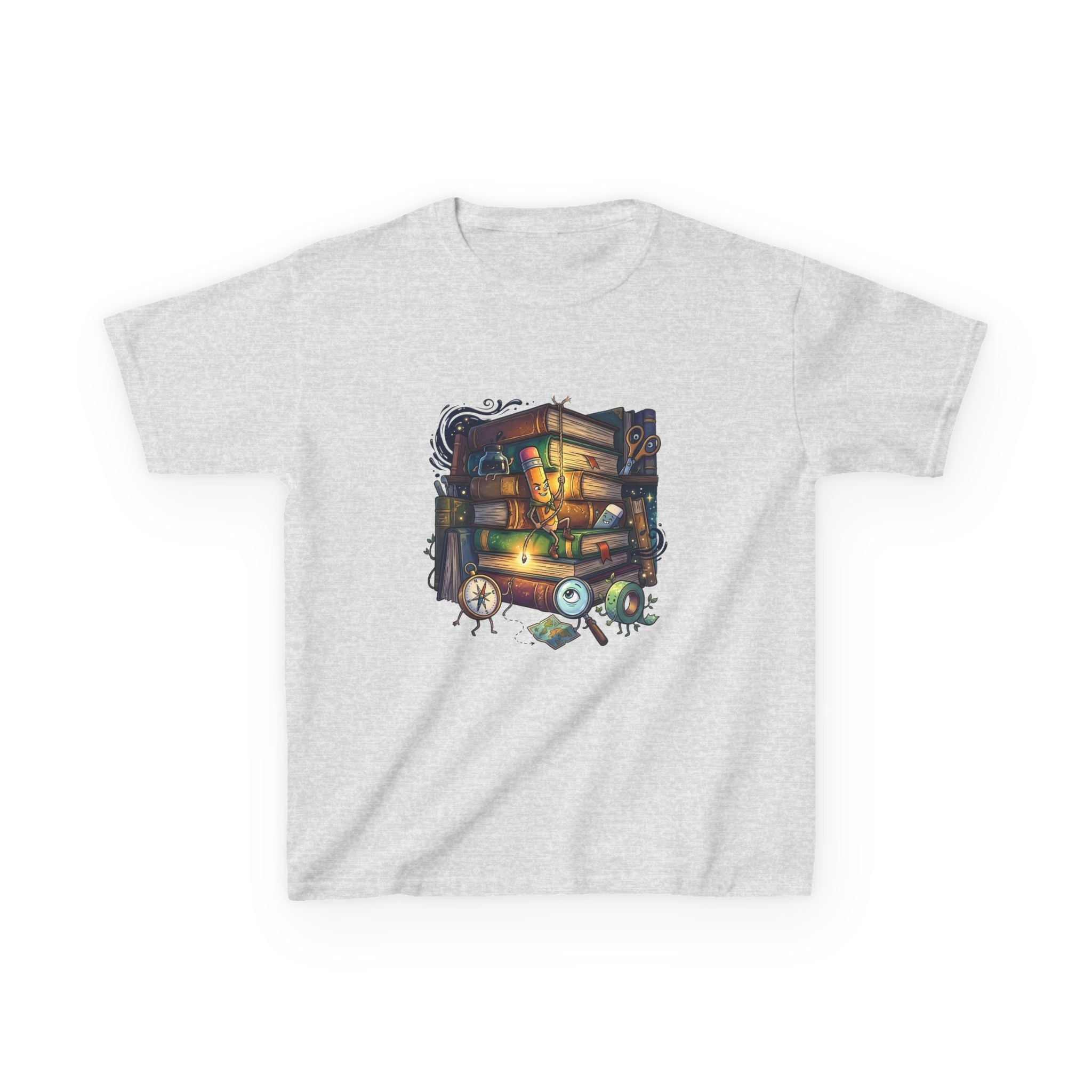 Kids Tee - Learning Adventure Books | Whimsical Storybook Gift