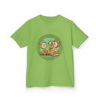 Kids Bookworm Tee - Cartoon Worm Studying Books | Back to School