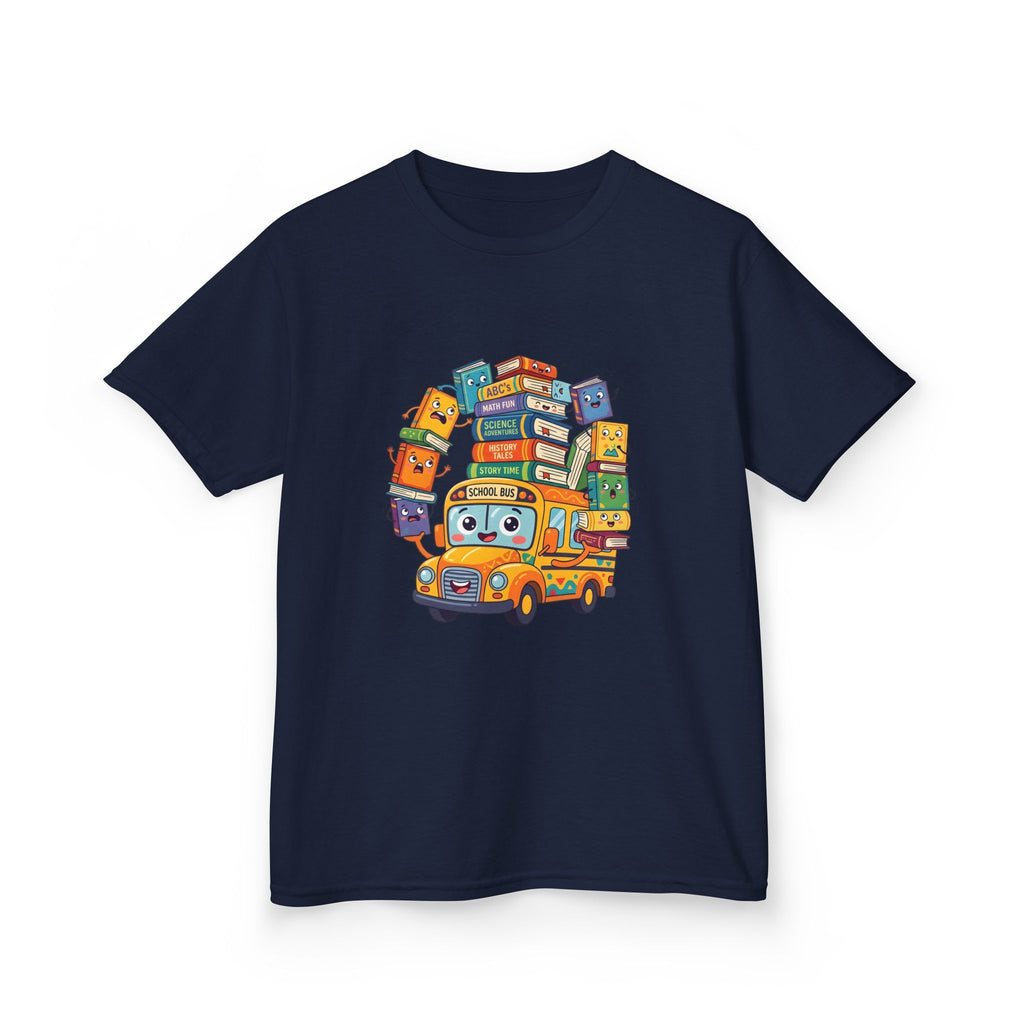 Kids Learning Tee - ABC's, Math & Science School Bus Fun