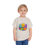 Toddler Monster Tee - Cute Happy Colorful Cartoon Kids Shirt