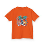 Kids Back to School Tee - Playful School Supplies Cartoon