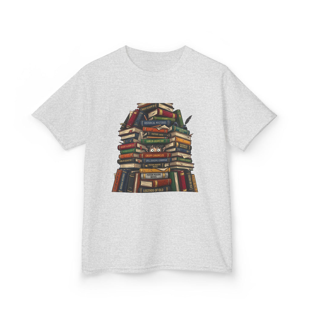 Kids Magic Studies Tee - Whimsical Fantasy Books & Goblin Geometry