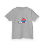 Kids Heavy Cotton Tee - Cute School Learning Cartoon Shirt
